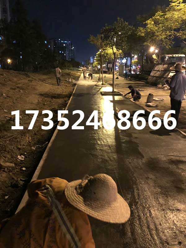 透水混凝土路面施工圖